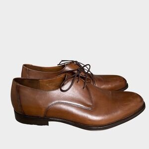 Lloyd Dress Oxford Shoes Size 11.5 EU 45 Brown Leather Classic Made Germany